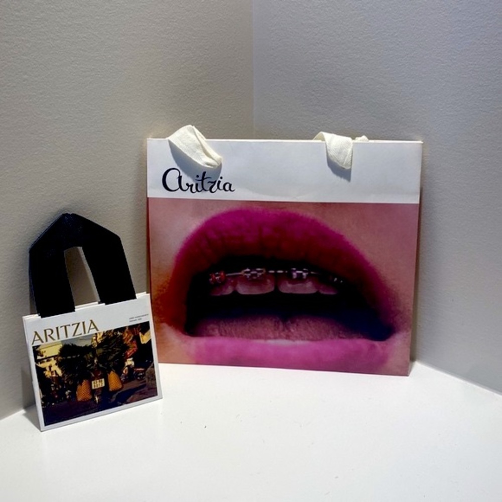 FREE ADD ON (with purchase) Set of two Aritzia gift bags